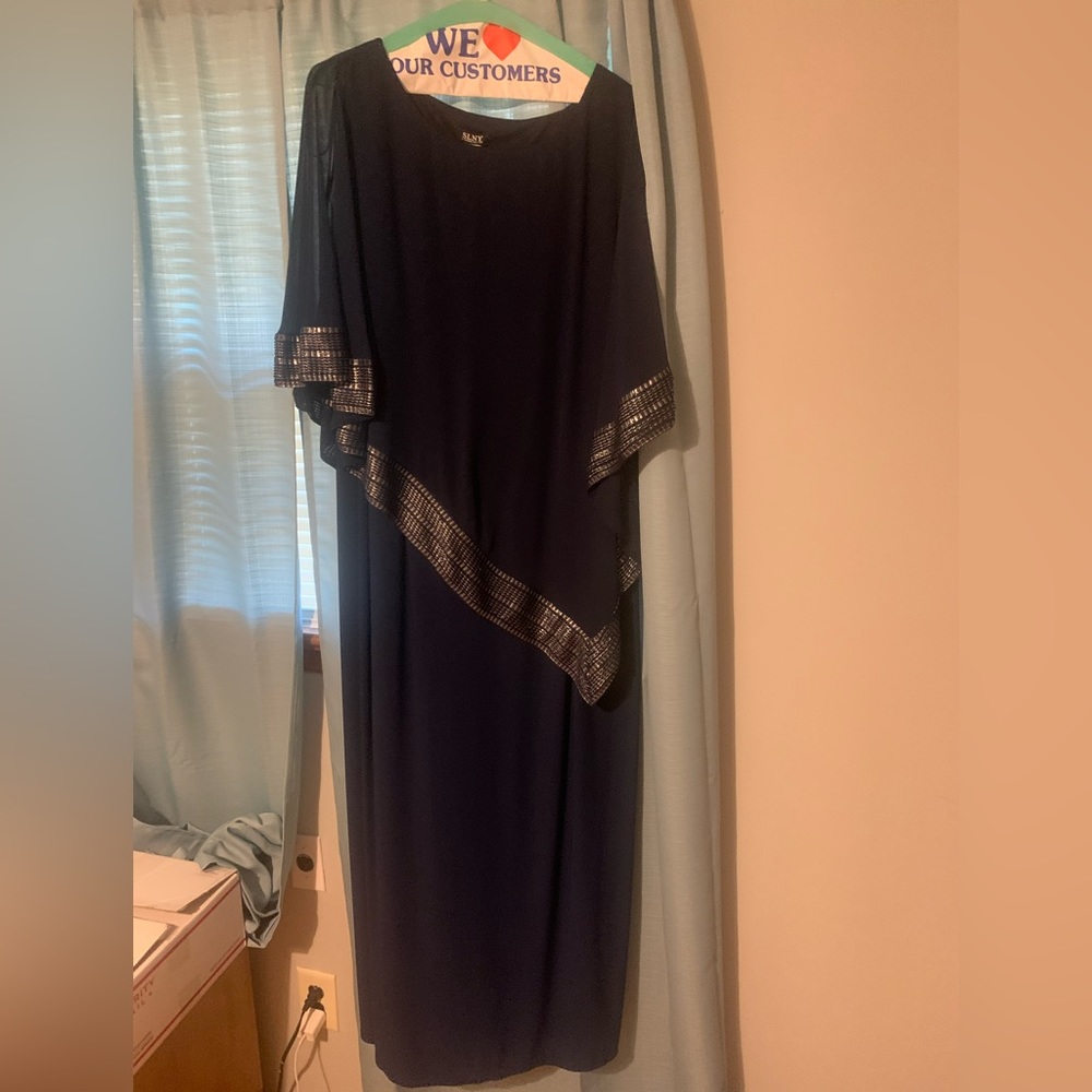 SLNY mother of bride gown from Macys.